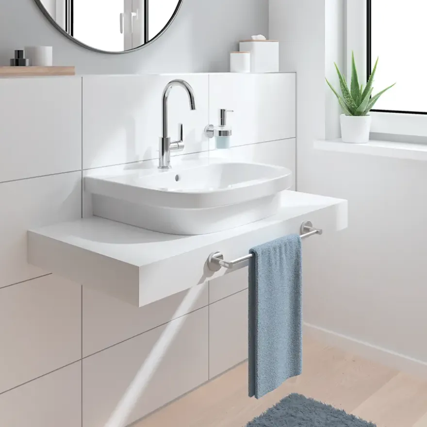 Grohe Wastafelmengkraan Start Loop L-size Push Open Chroom