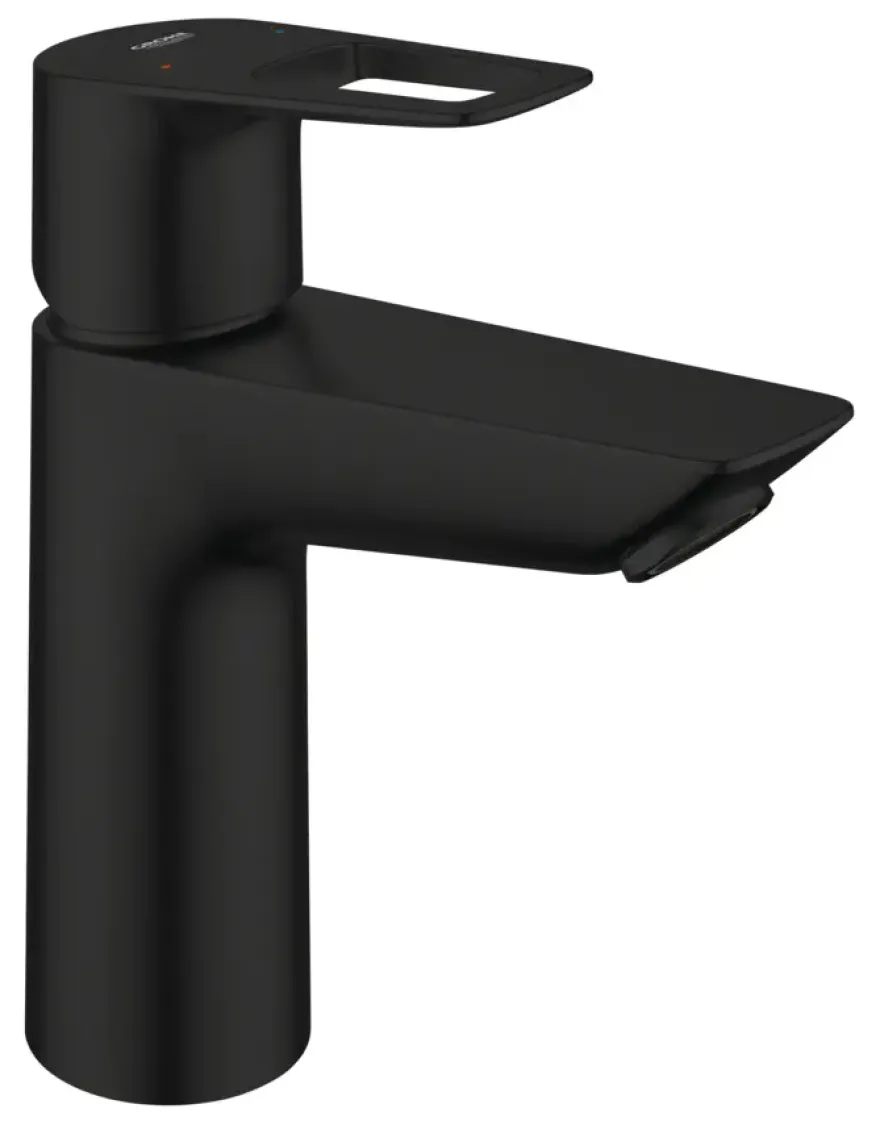 GROHE wastafelmengkraan Start Loop M-Size push open mat zwart