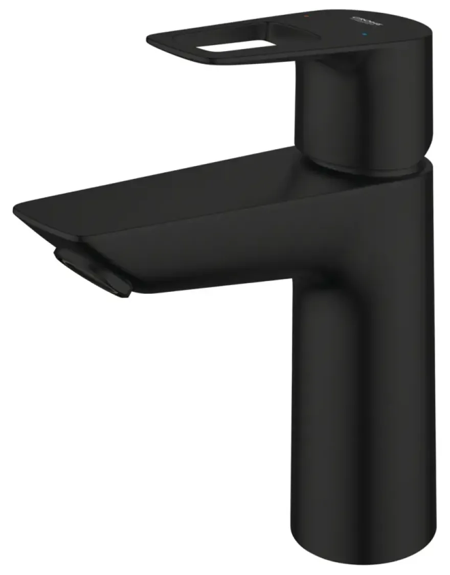 GROHE wastafelmengkraan Start Loop M-Size push open mat zwart