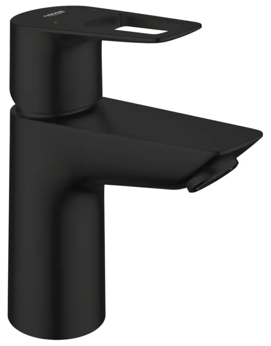 GROHE wastafelmengkraan Start Loop S-Size push open mat zwart