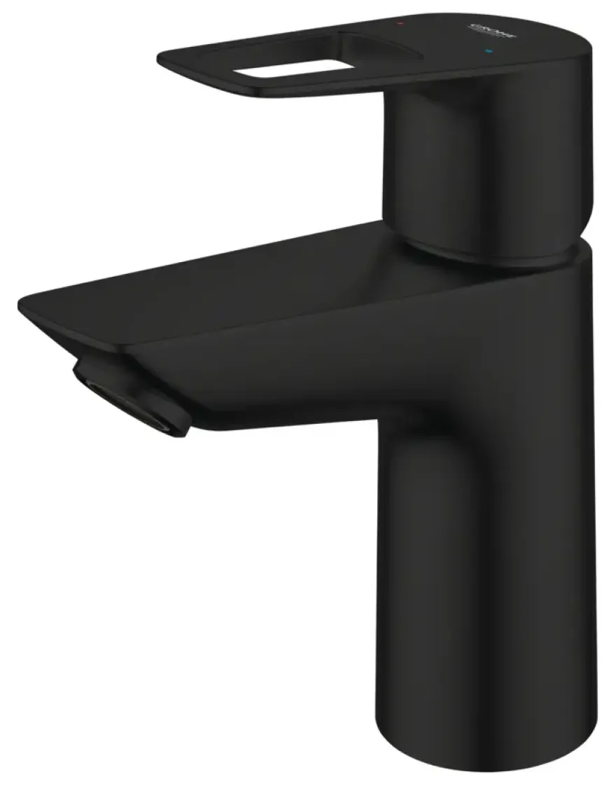 GROHE wastafelmengkraan Start Loop S-Size push open mat zwart