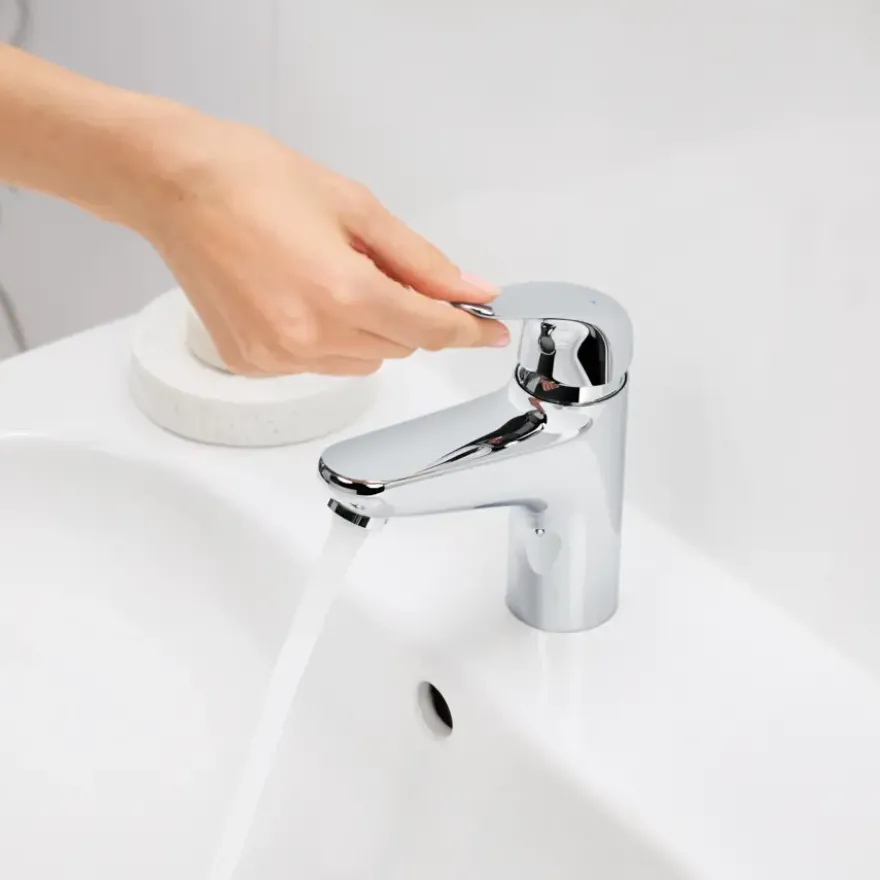 Grohe Wastafelmengkraan Swift S-size Push Open Chroom