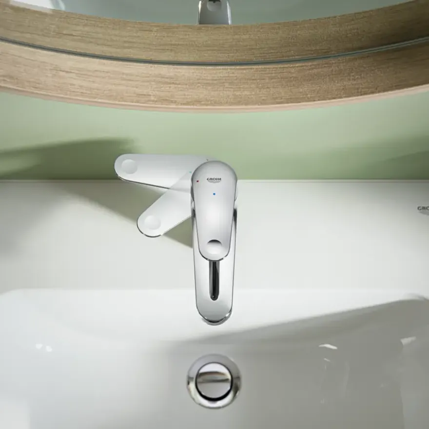 Grohe Wastafelmengkraan Swift S-size Push Open Chroom