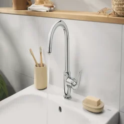 Grohe Wastafelmengkraan Swift L-size met Waste Chroom