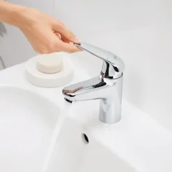 Grohe Wastafelmengkraan Swift M-size Push Open Chroom