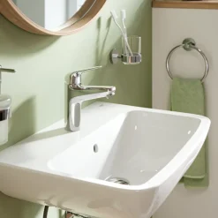 Grohe Wastafelmengkraan Swift M-size Push Open Chroom