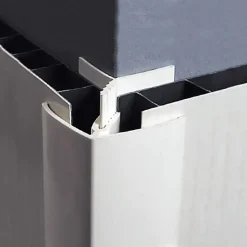 Grosfillex binnen-/buitenhoek 5/8 mm wit 260 cm