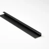 Grosfillex GX Wall aluminium startprofiel zwart 260 cm