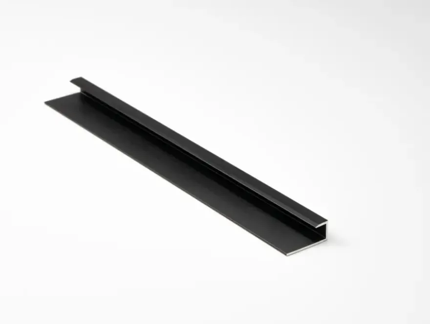 Grosfillex GX Wall aluminium startprofiel zwart 260 cm