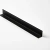 Grosfillex GX Wall aluminium afwerkprofiel zwart 260 cm