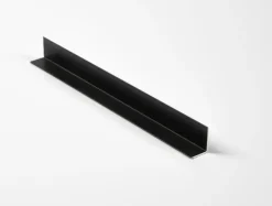 Grosfillex GX Wall aluminium afwerkprofiel zwart 260 cm
