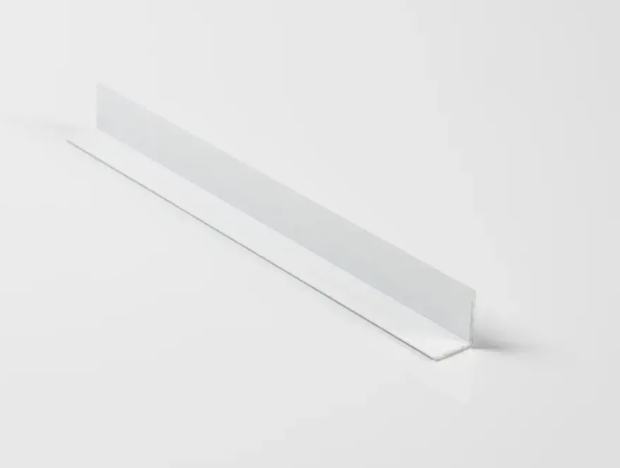 Grosfillex GX Wall aluminium afwerkprofiel wit 260 cm