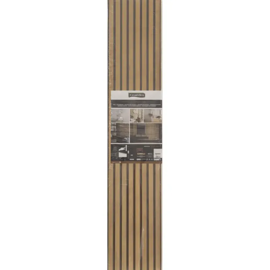 Grosfillex lattenwand kunststof Element 3D Linio Bamboo 2.925m2