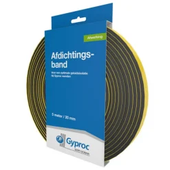Gyproc afdichtingsband 8 x 20 mm okergeel 5 meter