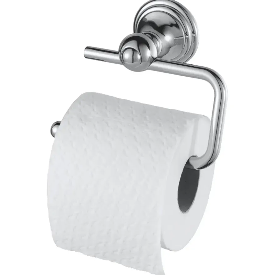 Haceka Allure toiletrolhouder zonder klep chroom