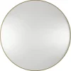Haceka badkamerspiegel Deco geborsteld goud Ø 80 cm rond