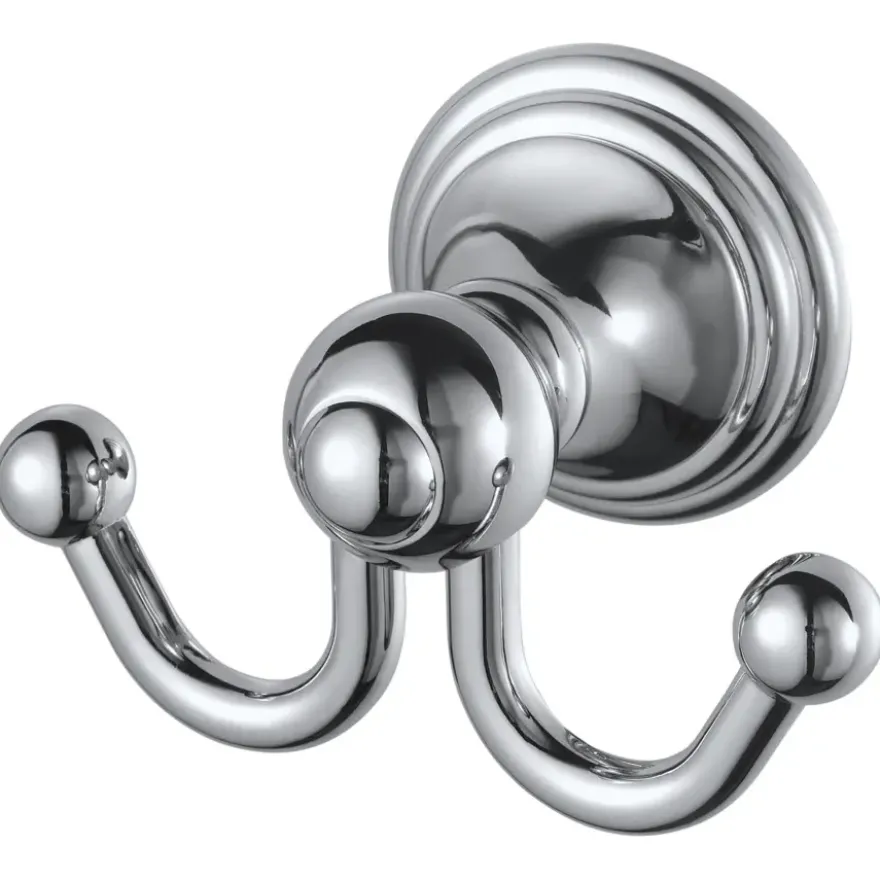 Haceka dubbele badkamer haak Allure chroom