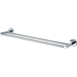Haceka dubbele handdoekhouder Kosmos chroom hoogglans 84 cm