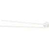 Haceka Kosmos dubbele handdoekhouder mat wit metaal 46 cm