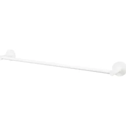 Haceka Kosmos enkele handdoekhouder mat wit metaal 61 cm