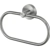 Haceka Kosmos handdoekring RVS look geborsteld mat