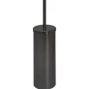 Haceka Kosmos toiletborstelset met koker met gun metal