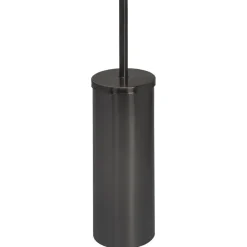 Haceka Kosmos toiletborstelset met koker met gun metal