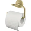 Haceka Kosmos toiletrolhouder zonder klep geborsteld goud