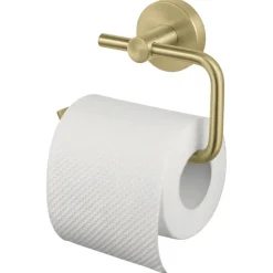 Haceka Kosmos toiletrolhouder zonder klep geborsteld goud