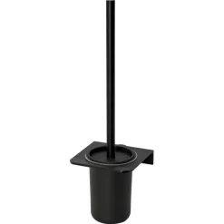 Haceka toiletborstelhouder set Redefine hangend aluminium mat zwart