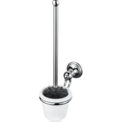 Haceka toiletborstelset Allure chroom keramiek