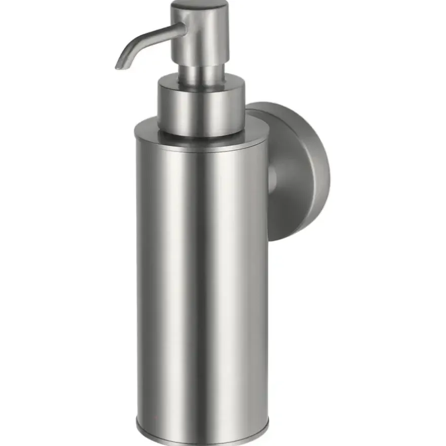 Haceka zeepdispenser Kosmos RVS look geborsteld metaal