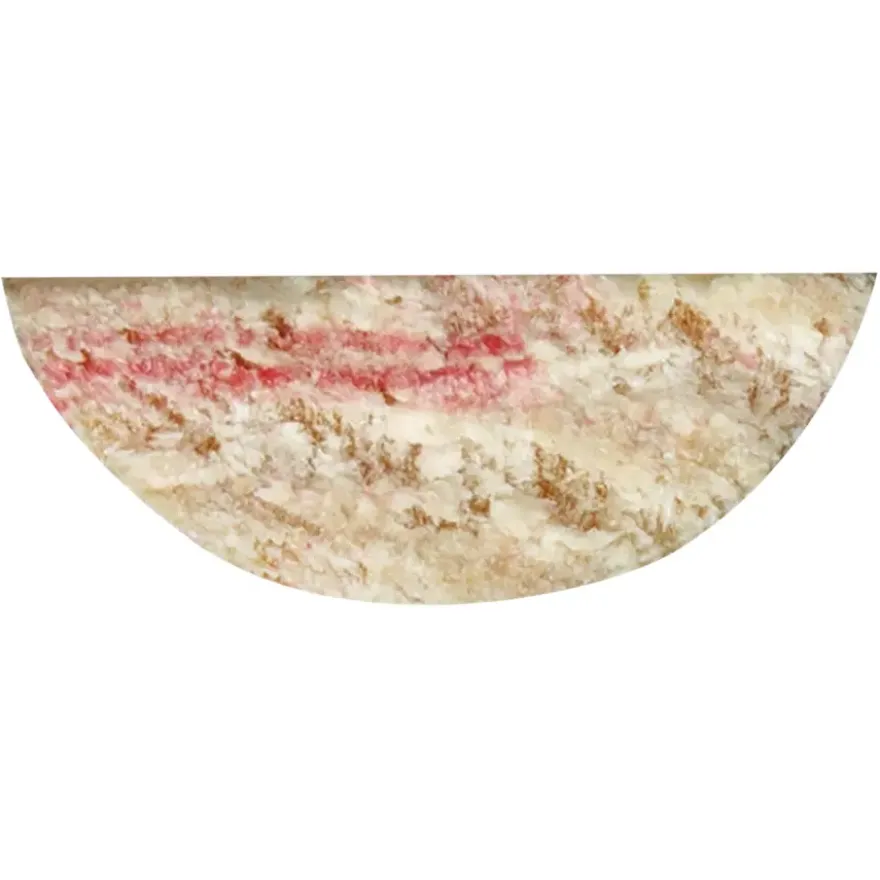 Halfronde lat grenen 4x11mm 270cm
