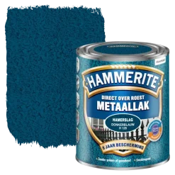 Hammerite Direct over Roest metaallak hamerslag donkerblauw 750 ml
