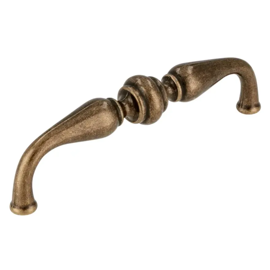 Handgreep Dian messing antiek 96mm