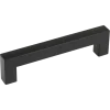 Handgreep Eddy zwart RVS 128 mm