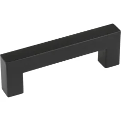 Handgreep Eddy zwart RVS 96 mm