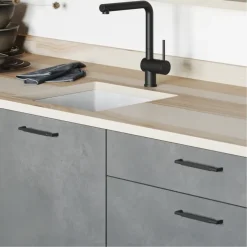 Handgreep Lilly zwart mat 160mm