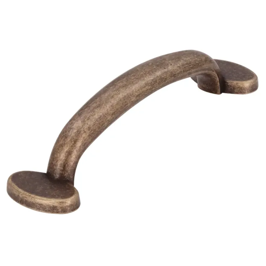 Handgreep Marije messing antiek 96mm