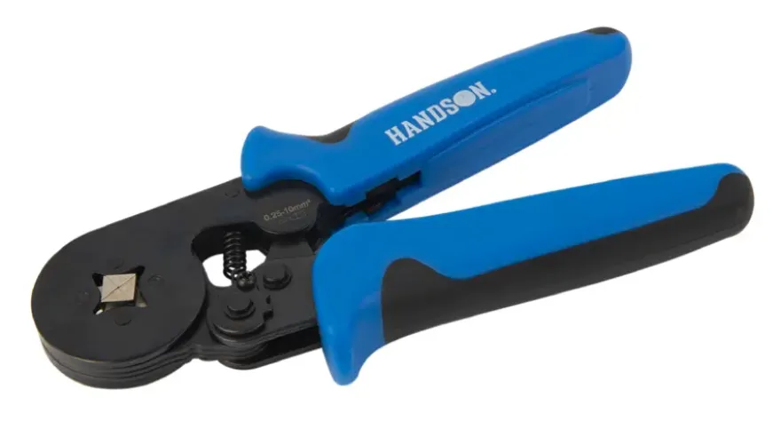 Handson krimptang 175 mm voor adereindhulzen 0.25 t/m 10mm²