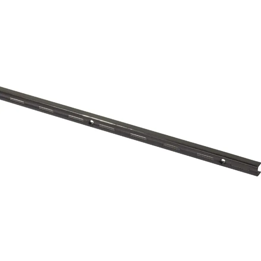 Handson rail enkel mat zwart 100 cm (2 stuks)