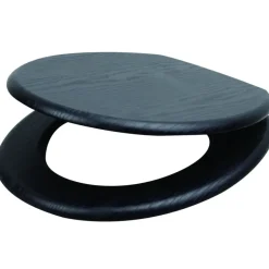 Handson Antero wc bril mdf houtlook zwart met softclose