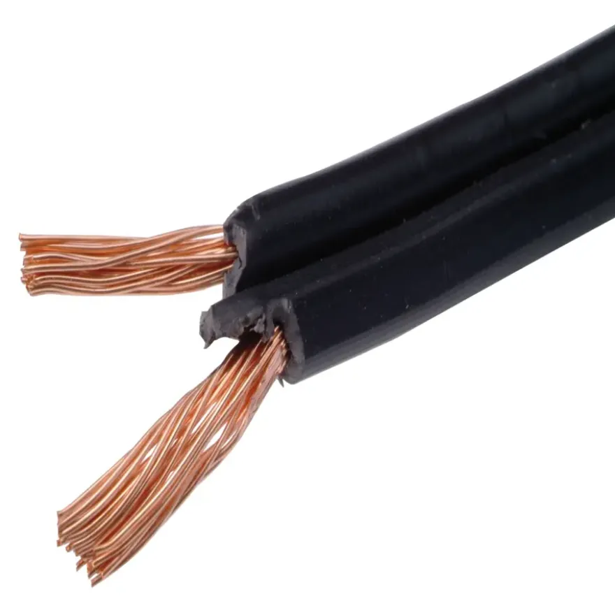 Handson Audiokabel Plat Zwart 2 X 0,75mm² 10 Meter