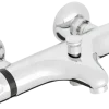 Handson Diane thermostatische badkraan met omstelling chroom 15cm