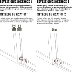 Handson drukcilinder oplegslot wit