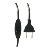Handson Eurosnoer met Schakelaar Zwart 2 Meter