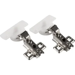 HANDSON Inboorscharnier met veer Type A (volledig opliggend) 35 mm wit - 2 stuks