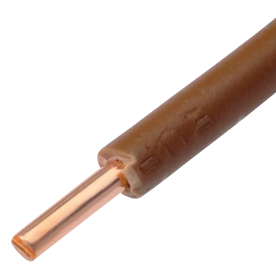 HANDSON installatiedraad VD 2,5 mm² bruin 100 meter