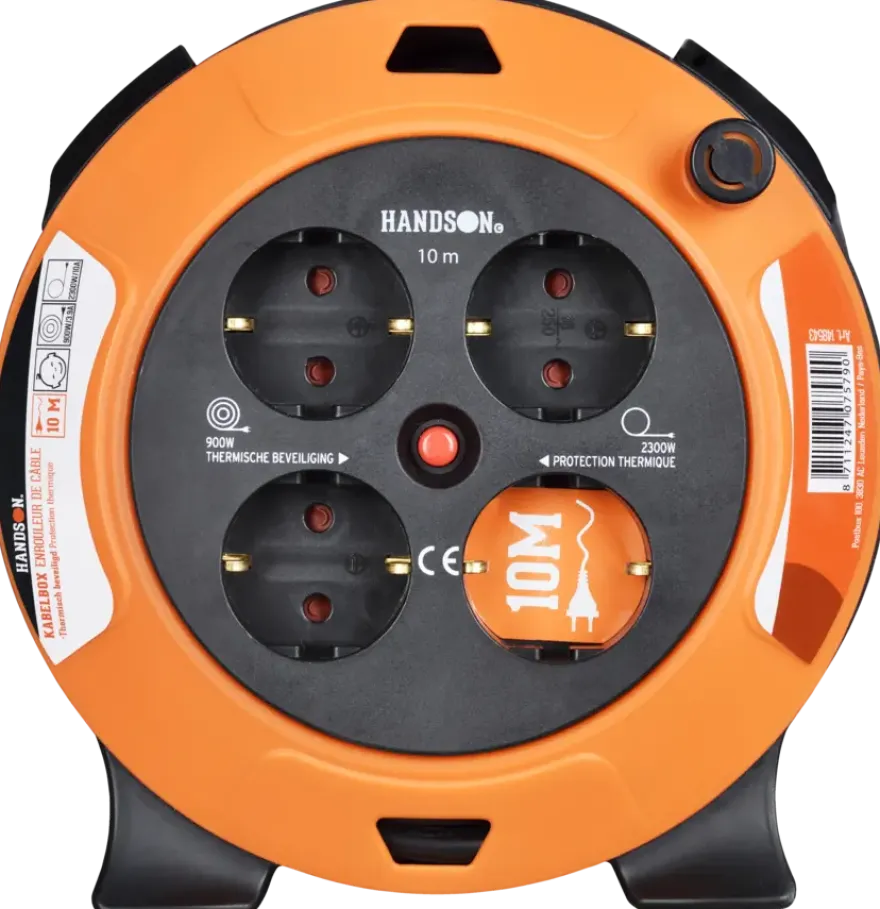 Handson Kabelbox 4-voudig RA 10 Meter