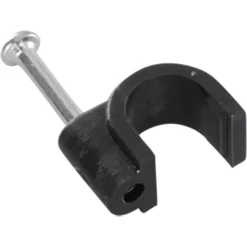 Handson Kabelclips Rond Zwart 7mm 25 stuks